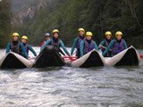 Rafting t�ra az Isel-en Ausztri�ban